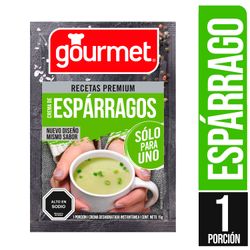 Crema Individual Gourmet Espárragos Sobre 15 g