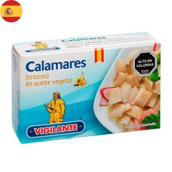 Calamares en Trozos Vigilante en Aceite Vegetal 115 g