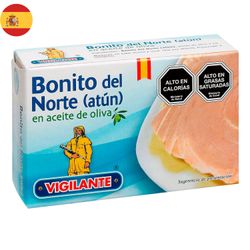 Atún en Aceite de Oliva 76 g drenado, 115 g neto