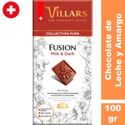 Chocolate de Leche y Amargo Villars 100 g