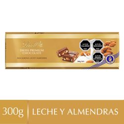 Chocolate de Leche con Almendras Lindt Gold 300 g
