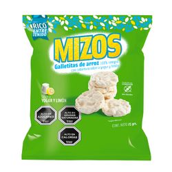Galletas de Arroz Mizos Yogurt Limón 25 g