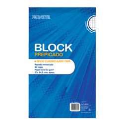 Block Prepicado Oficio 80 Hojas 7 Mm
