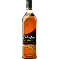 Ron Flor de Caña Etiqueta Negra 750 cc