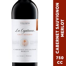 Vino La Capitana Cabernet Sauvignon Merlot 750 cc