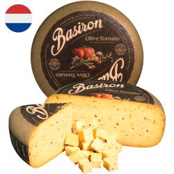Queso Gauda Tomate Oliva Basiron Trozo Granel