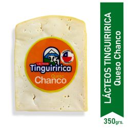 Queso Chanco Tinguiririca Envasado Trozo 350 g