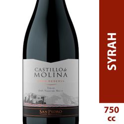 Vino Castillo de Molina Gran Reserva Syrah 750 cc