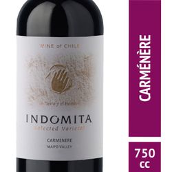 Vino Indomita Carmenere 750 cc