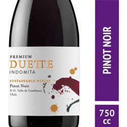 Vino Indomita Duette Pinot Noir 750 cc