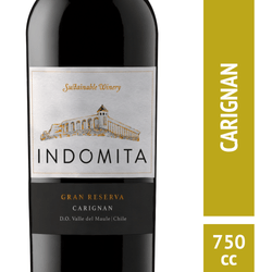 Vino Indomita Gran Reserva Carignan 750 cc