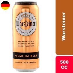 Cerveza Warsteiner Pale Lager 4.8° 500 cc