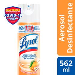 Desinfectante Aerosol Lysol Citrus Big Size 562 ml