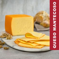 Queso Mantecoso Las Parcelas de Valdivia Laminado Granel