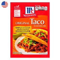 Aliños para Tacos McCormick 28 g