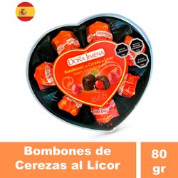 Bombones Doña Jimena con Cerezas Al Licor 80 g