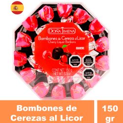 Bombones Doña Jimena con Cerezas Al Licor 150 g