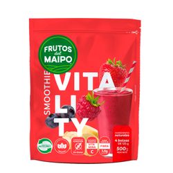 Smoothie Frutos del Maipo Vitality Frutilla, Plátano, Arándano y Frambuesa 500 g