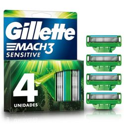 Repuestos Máquina de Afeitar Gillette Mach3 Sensitive 4 un.