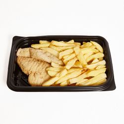 Merluza con Papas Fritas 1 un.