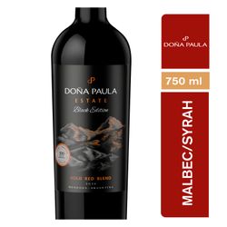 Vino Doña Paula Black Ensamblaje Malbec Syrah 750 cc