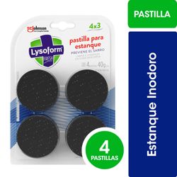 Pack 4 un. Pastilla para Estanque Lysoform 40 g