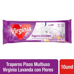 Trapero Húmedo Virginia Multiuso Lavanda 10 un.