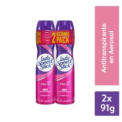 Desodorante Spray Lady Speed Stick 24/7 Pro5 91 g 2 un.