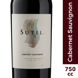 Vino Sutil Reserva Cabernet Sauvignon 750 cc