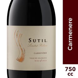 Vino Sutil Carmenere 750 cc