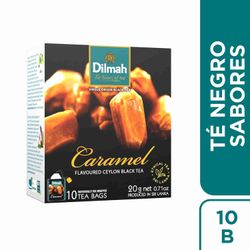 Té Negro Ceylon Dilmah Caramelo 10 un.