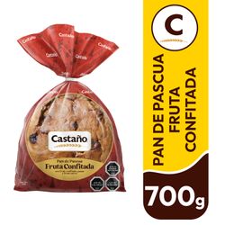 Pan de Pascua Castaño Fruta Confitada 700 g
