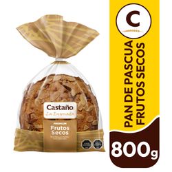 Pan de Pascua Castaño Premium Frutos Secos 800 g