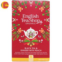 Té Jengibre Durazno English Tea Shop 20 Bolsitas
