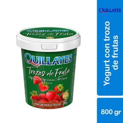 Yogurt Trozos Quillayes Frutillas Pote 800 g