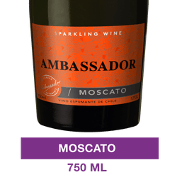 Espumante Ambassador Moscato 750 cc