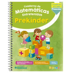 Cuaderno de Matemáticas Entretenidas Sopena Pre Kinder