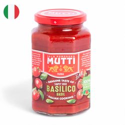 Salsa de Tomate Mutti con Albahaca 400 g