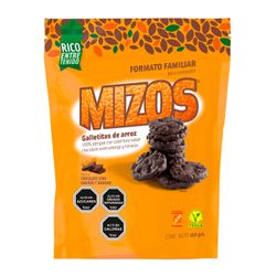 Galletas de Arroz Mizos Chocolate Naranja Familiar 150 g