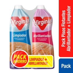 Pack Limpia Pisos y Abrillantador Virginia 900 ml
