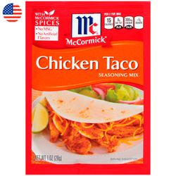Sazonador para Tacos McCormick Pollo 28 g