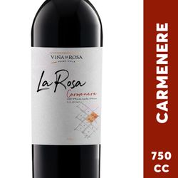 Vino La Rosa Carmenere 750 cc