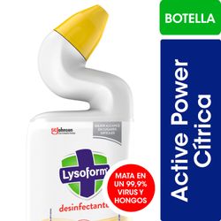 Limpiador de Inodoro Lysoform Gel Active Power Cítrico 500 ml