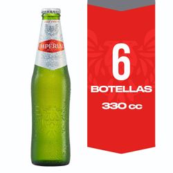 Pack 6 un. Cerveza Imperial Lager 4.6° 330 cc