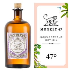 Gin Monkey 47 Schwarzwald Dry 47° 500 cc