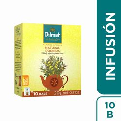 Infusión Dilmah Rooibos Natural 10 un.