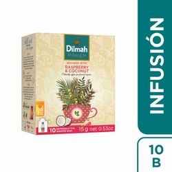 Infusión Dilmah Rooibos Frambuesa Coco 10 un.