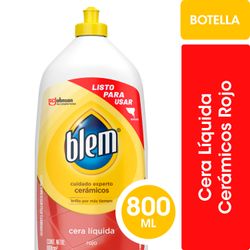 Cera Líquida Pisos Blem Cerámicos Rojo 800 ml