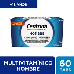 Centrum Hombre Multivitamínico 60 Comprimidos