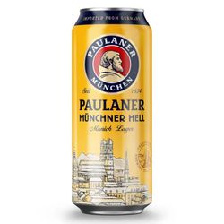 Cerveza Paulaner Münchner Lager 4.9° 500 cc